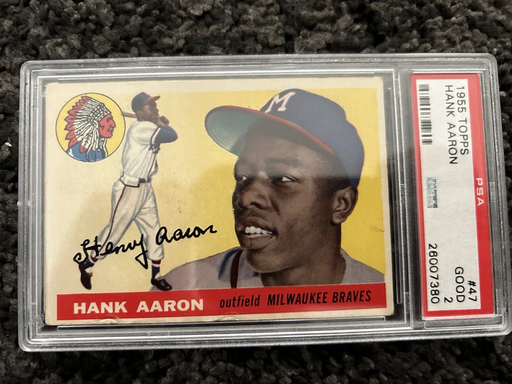Auction Prices Realized Baseball Cards 1955 TOPPS Hank Aaron