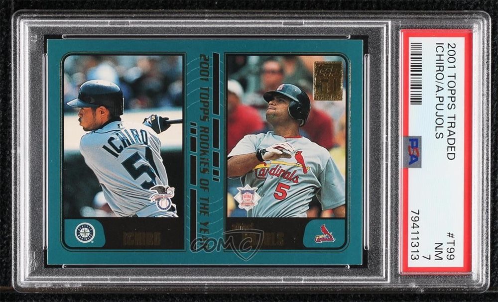 イチロー ルーキー‼️TOPPS TRADED ICHIRO PUJOLS RC 146_127_5189_T99_w_Ichiro