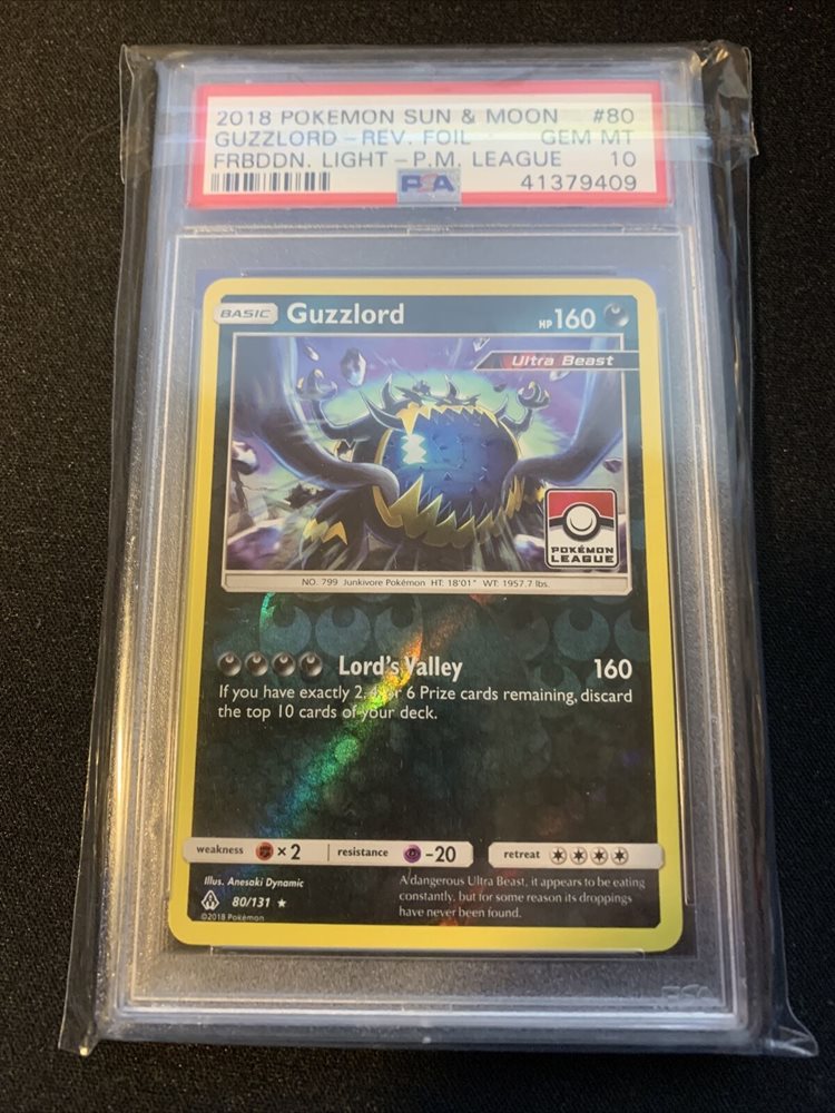 Auction Prices Realized Tcg Cards 2018 POKEMON SUN & MOON FORBIDDEN LIGHT  Guzzlord-Reverse Foil