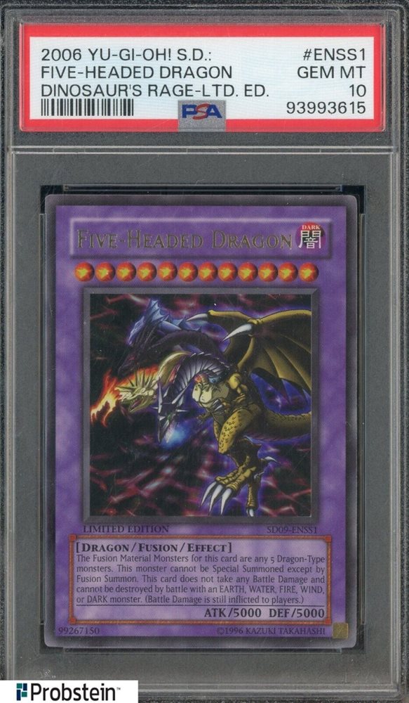 【PSA10】遊戯王 Veidos the Dragon Veidos the Eruption Dragon of Extinction - Phantom Nightmare