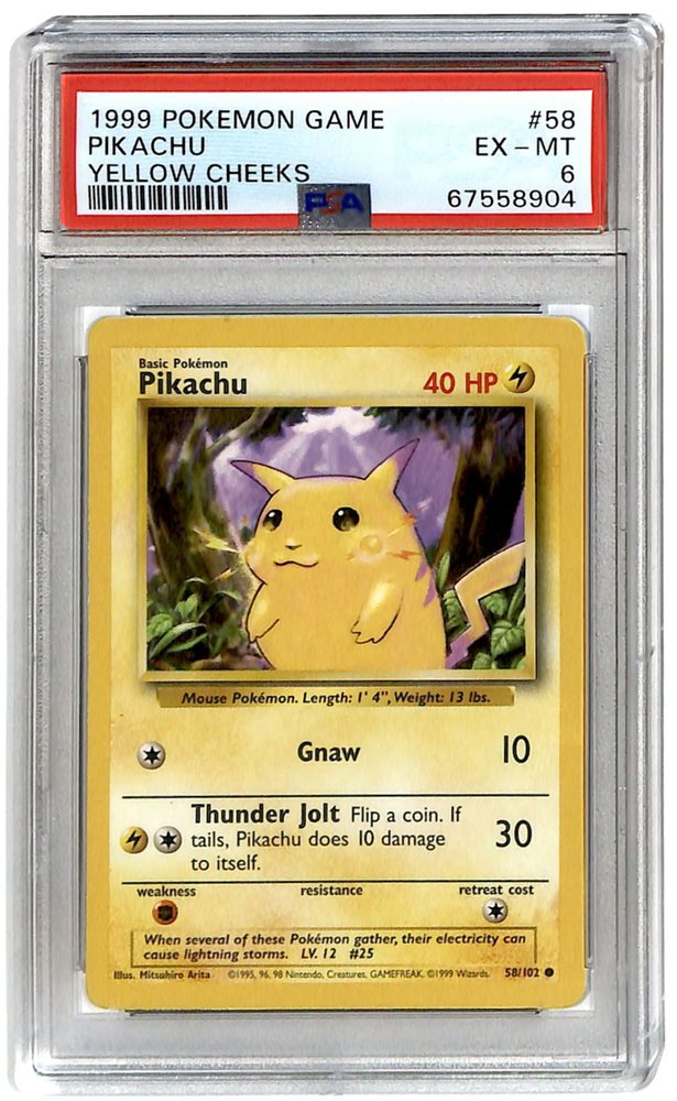 Auction Prices Realized Tcg Cards 1999 POKEMON GAME Pikachu