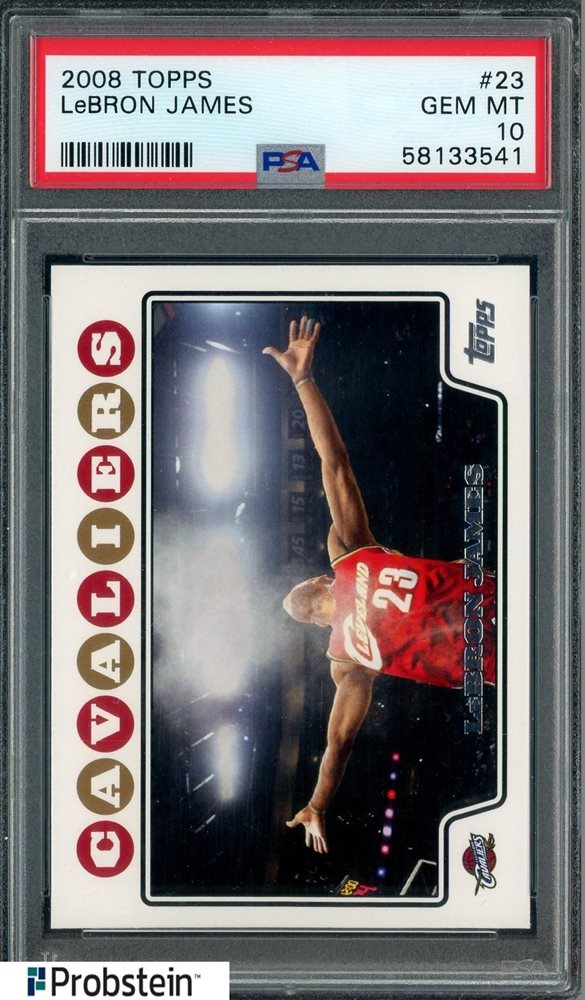 Auction Prices Realized Basketball Cards 2008 TOPPS Lebron James