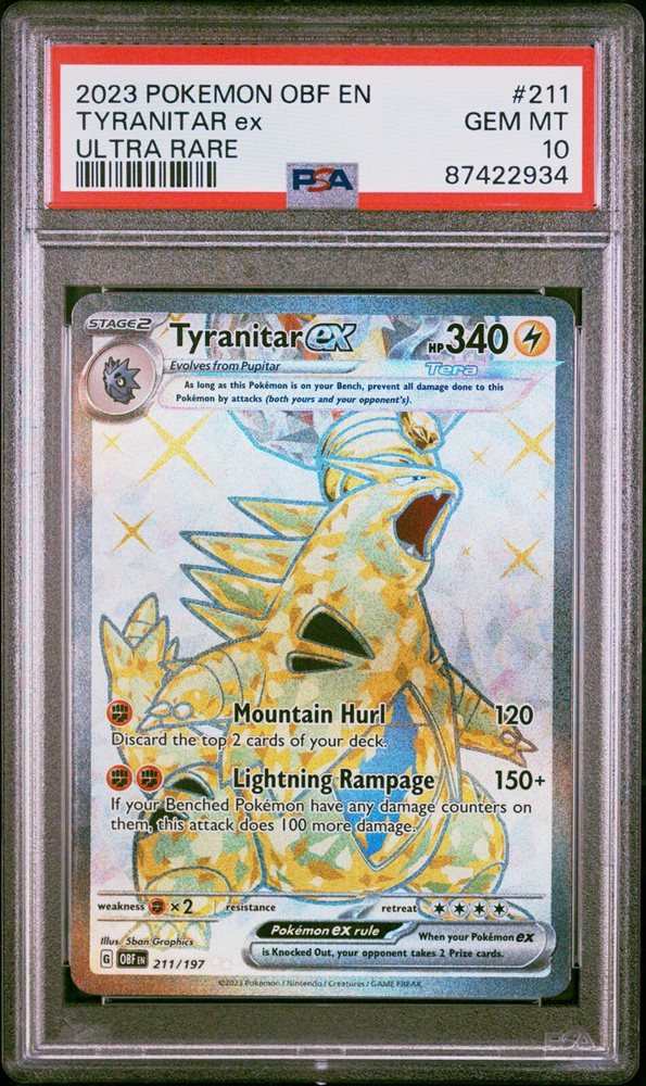 211 197 pokemon card How To Build The Tyranitar ex Deck In The TCG [F] Corkscrew Punch (10) Attack 2 Tyranitar ex #211 Prices |