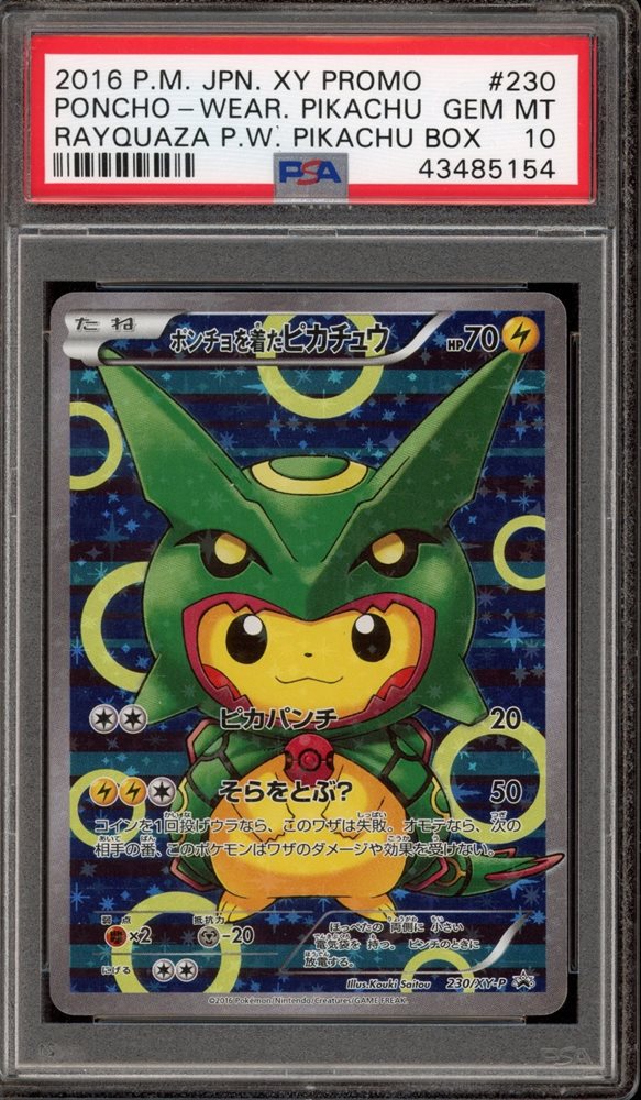 カードダスその他 PNCHO-WEAR PIKACHU 2016 GEM MT 2016 PNCHO-WEAR PIKACHU カード 2016 Pncho-Wear Pikachu Promo