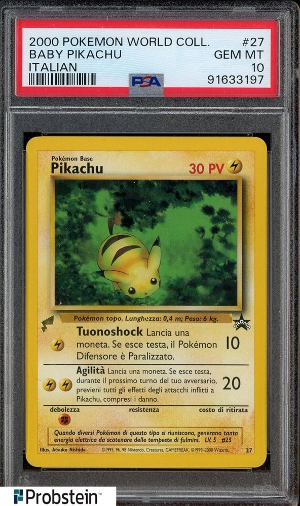 Auction Prices Realized Tcg Cards 2000 POKEMON PIKACHU WORLD