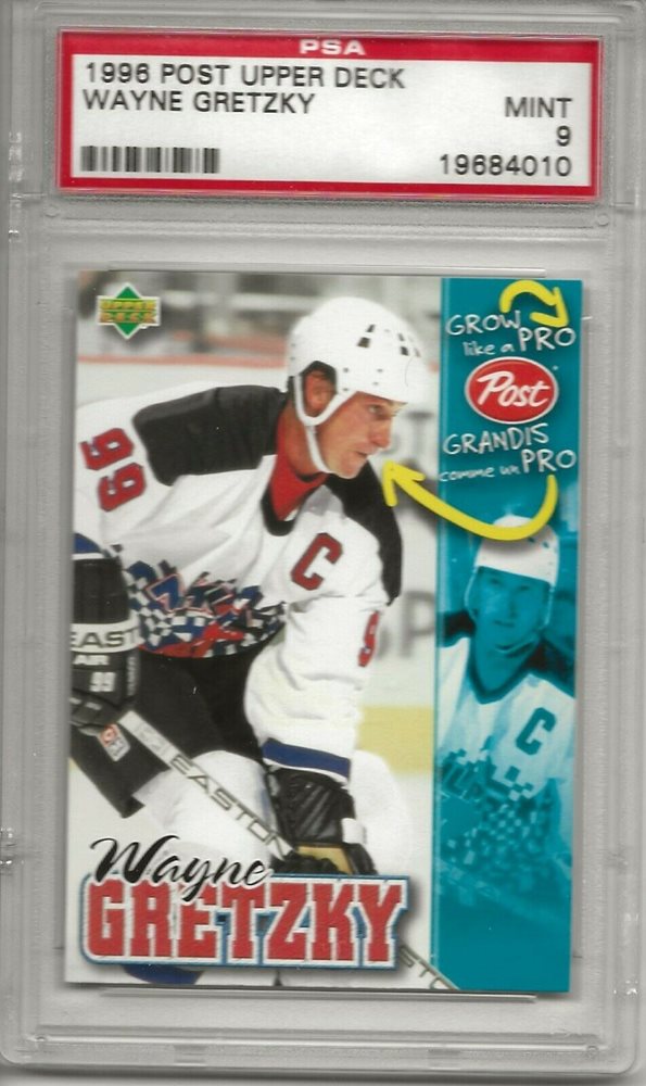 Auction Prices Realized Hockey Cards 1996 Post Upper Deck Wayne Gretzky