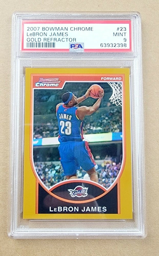 その他 2007 Bowman Chrome LeBRON JAMES PSA10 Auction Prices Realized Basketball Cards 2007 BOWMAN CHROME
