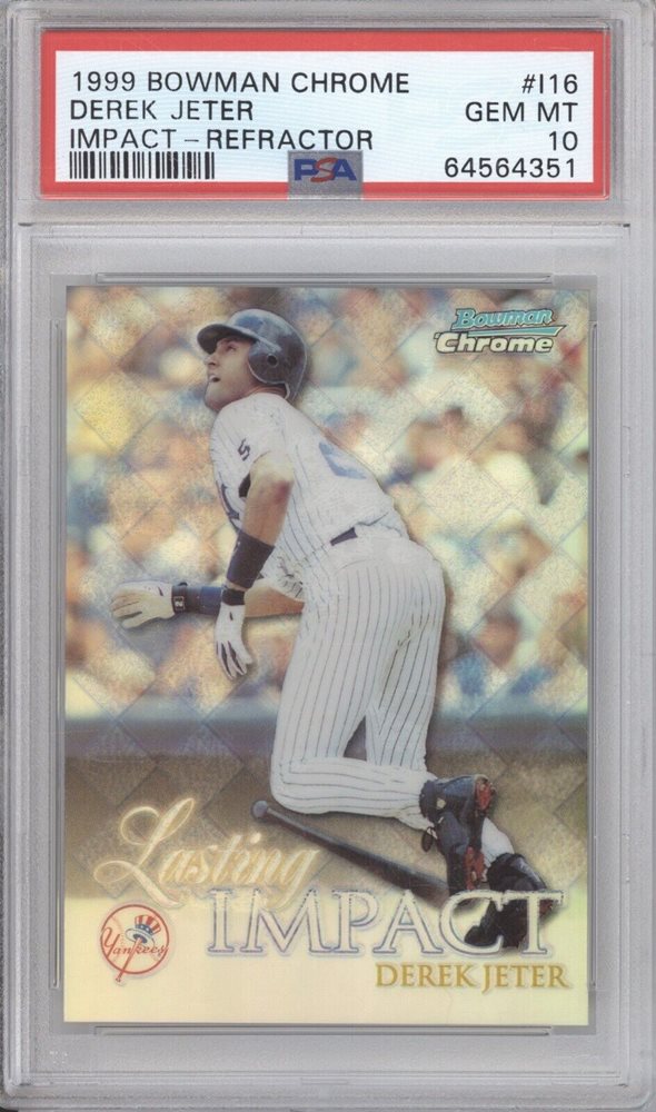 その他 DEREK JETER 1999 BOWMAN CHROME REFRACTOR 1999 Bowman Chrome - Derek Jeter #290 for sale | eBay
