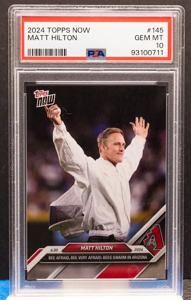 マットヒルトンmatt hilton topps now カード Beekeeper Matt Hilton Gets Topps Baseball Cards, Autographs