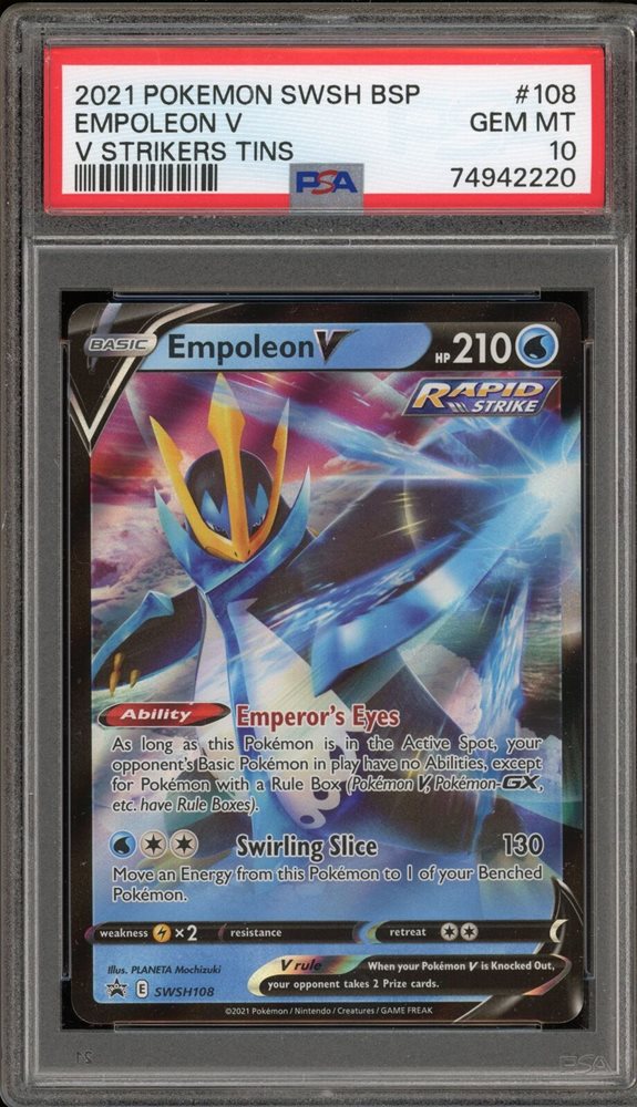 empoleon v pokemon card price Sv10 129/098 SAR Pokemon Gloria del Team Rocket main image 1
