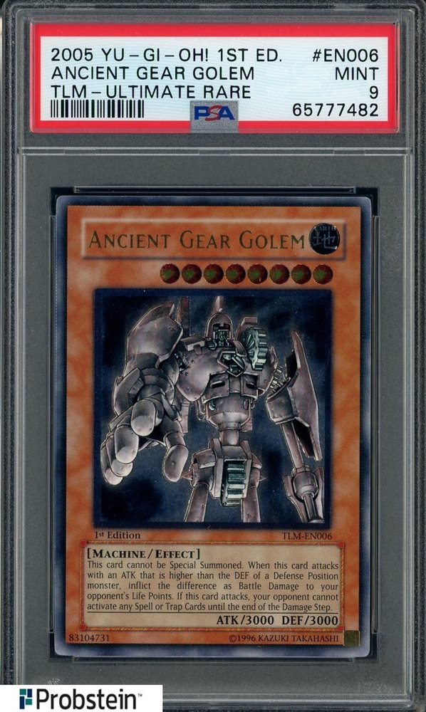 psa10 古代の機械巨人 TLM-ULTIMATE RARE Auction Prices Realized Tcg Cards 2005 YU-GI-OH! TLM-THE