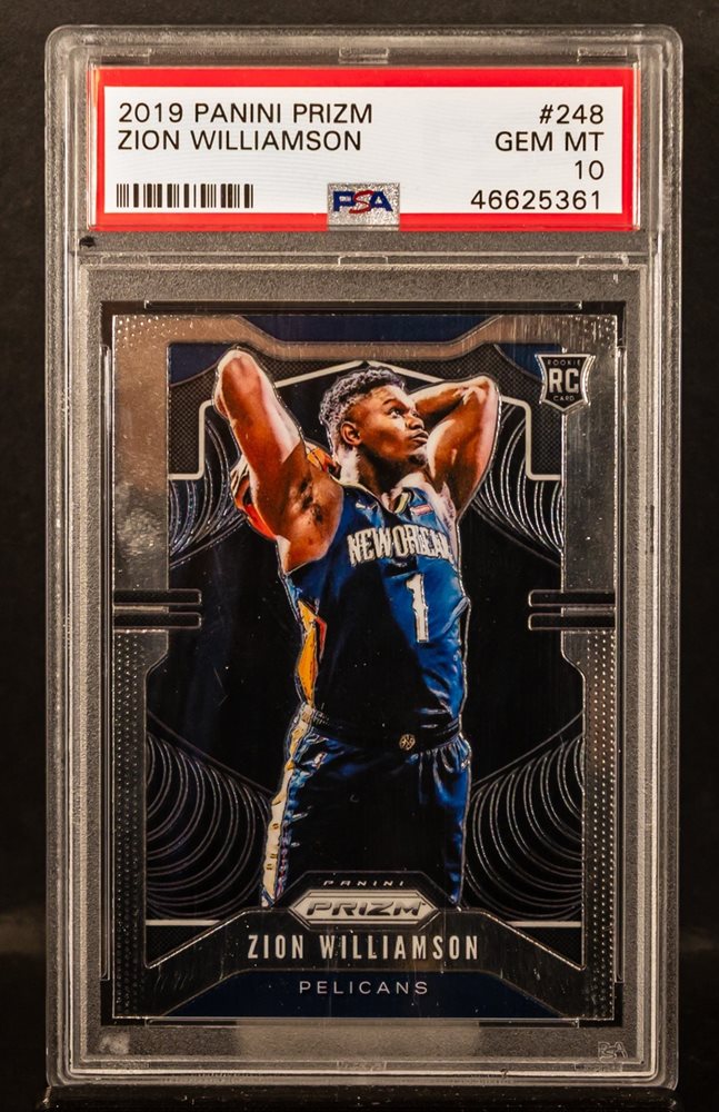 2019セレクト ザイオンウィリアムソン シルバープリズムルーキーカードPSA9 ZION WILLIAMSON WINTER SP ROOKIE CARD GRADED PSA 9 RC 2019
