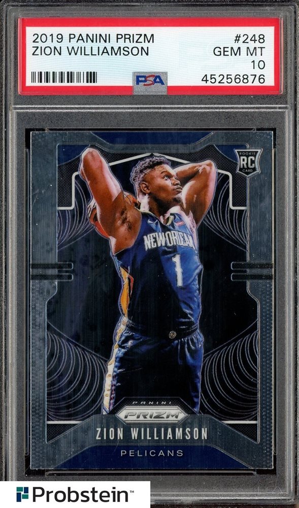 その他 2019-20 panini prizm Zion Williamson RC Zion Williamson 19/20 Panini Prizm Silver Prizm Rookie PSA 9