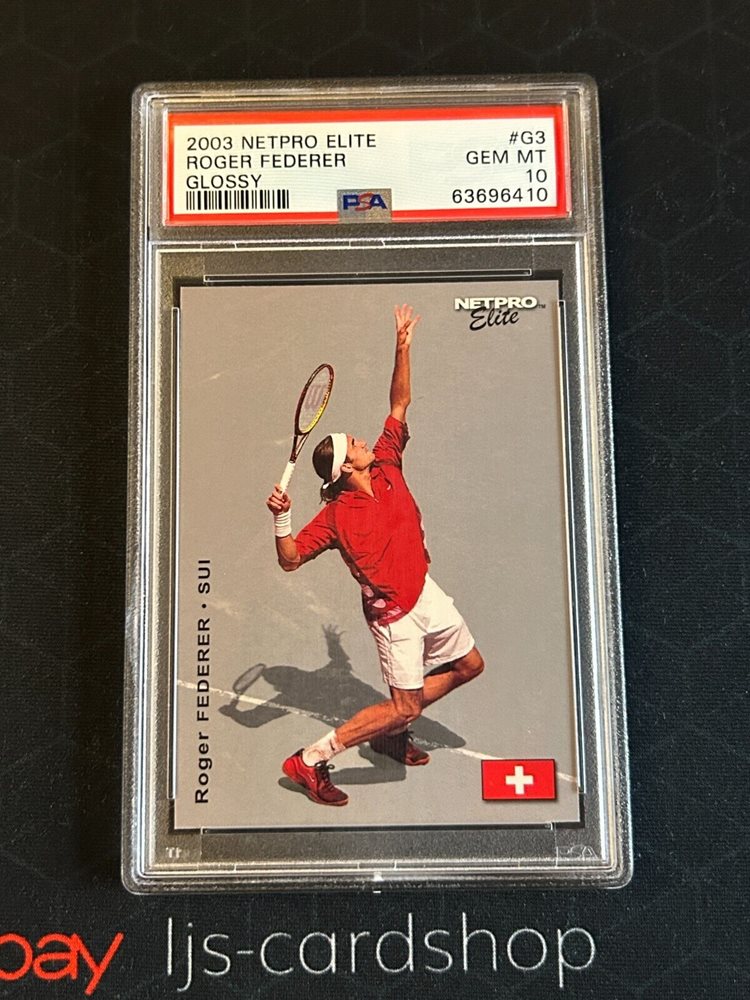 その他 2003 Netpro Elite Roger Federer PSA10 Auction Prices Realized Misc Cards 2003 NETPRO ELITE Roger