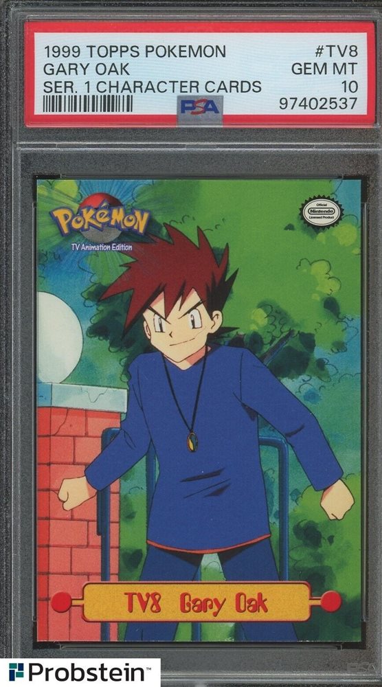 gary pokemon card Gary Oak - Prism Holo (S31) [Merlin / Topps Stickers main image 0