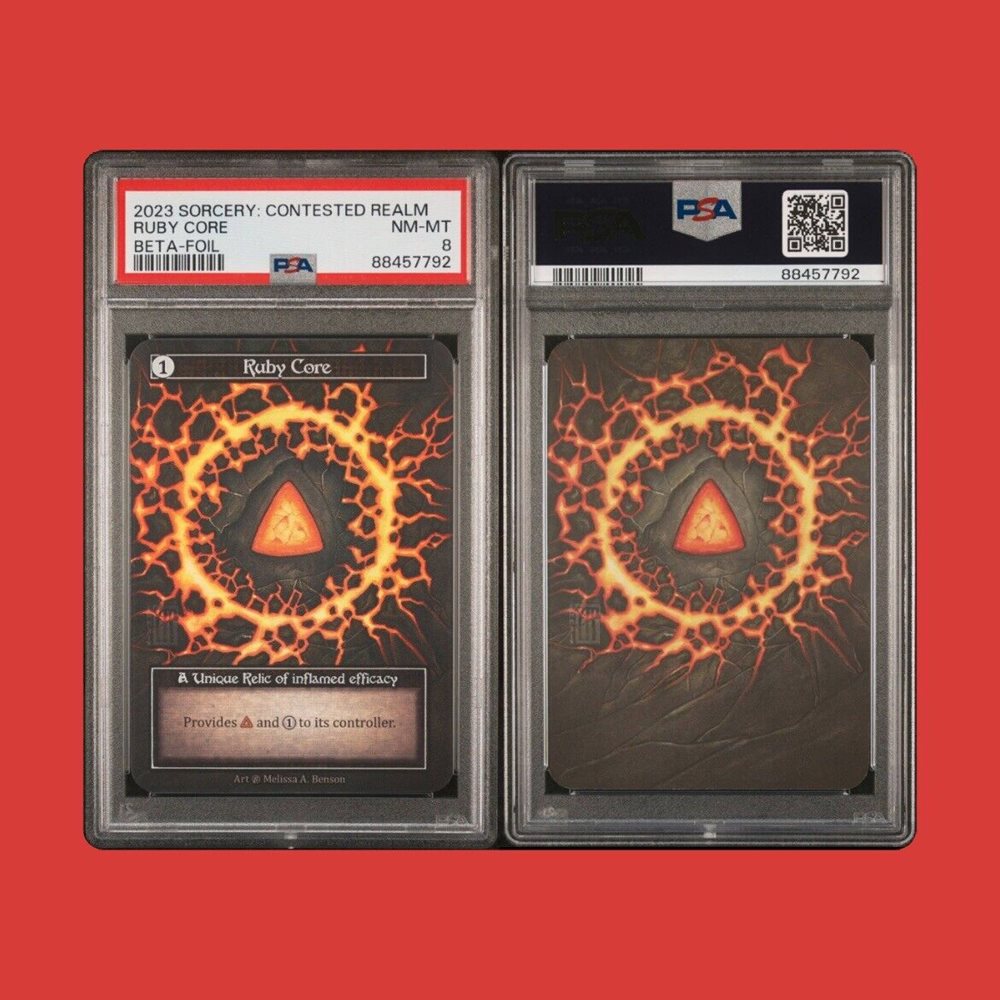 Sorcery TCG Ruby Core β foil Ruby Core Foil BETA Unique Sorcery Contested Realm TCG | eBay