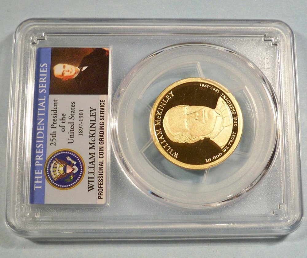 2013-S William McKinley Presidential Dollar PR70DCAM PCGS 70 Deep Cameo