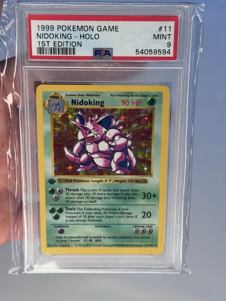 Auction Prices Realized Tcg Cards 1999 POKEMON GAME Nidoking