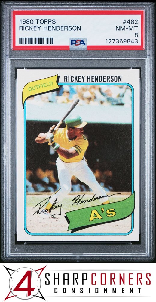 Auction Prices Realized Baseball Cards 1980 TOPPS Rickey Henderson