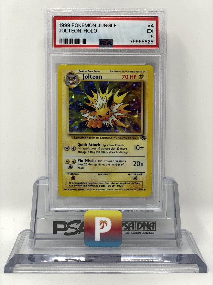1999 jolteon pokemon card Jolteon [1st Edition] #4 Prices | Pokemon Jungle