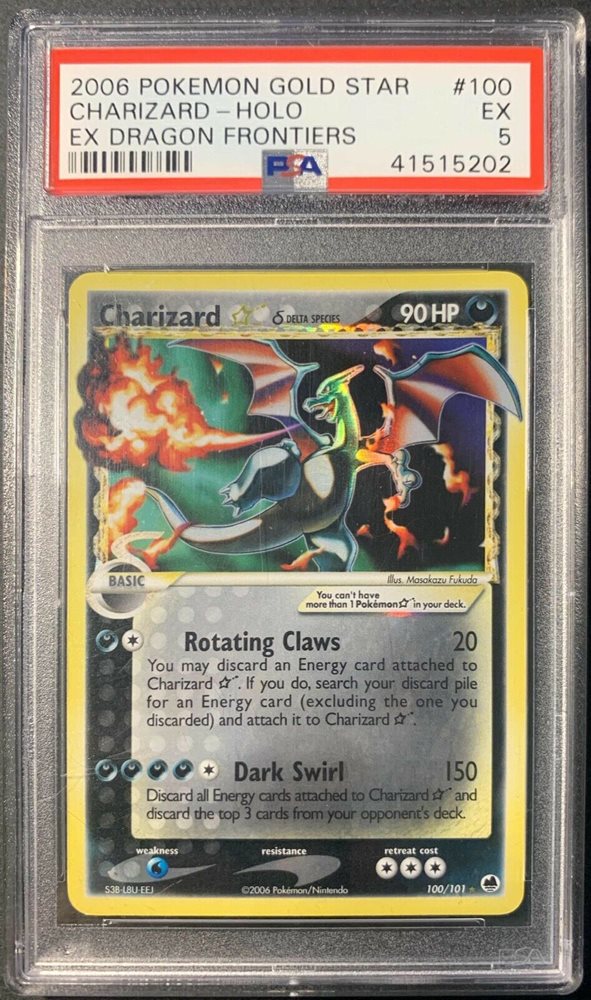 Charizard Delta species star 2006 Pokemon EX Dragon Frontiers