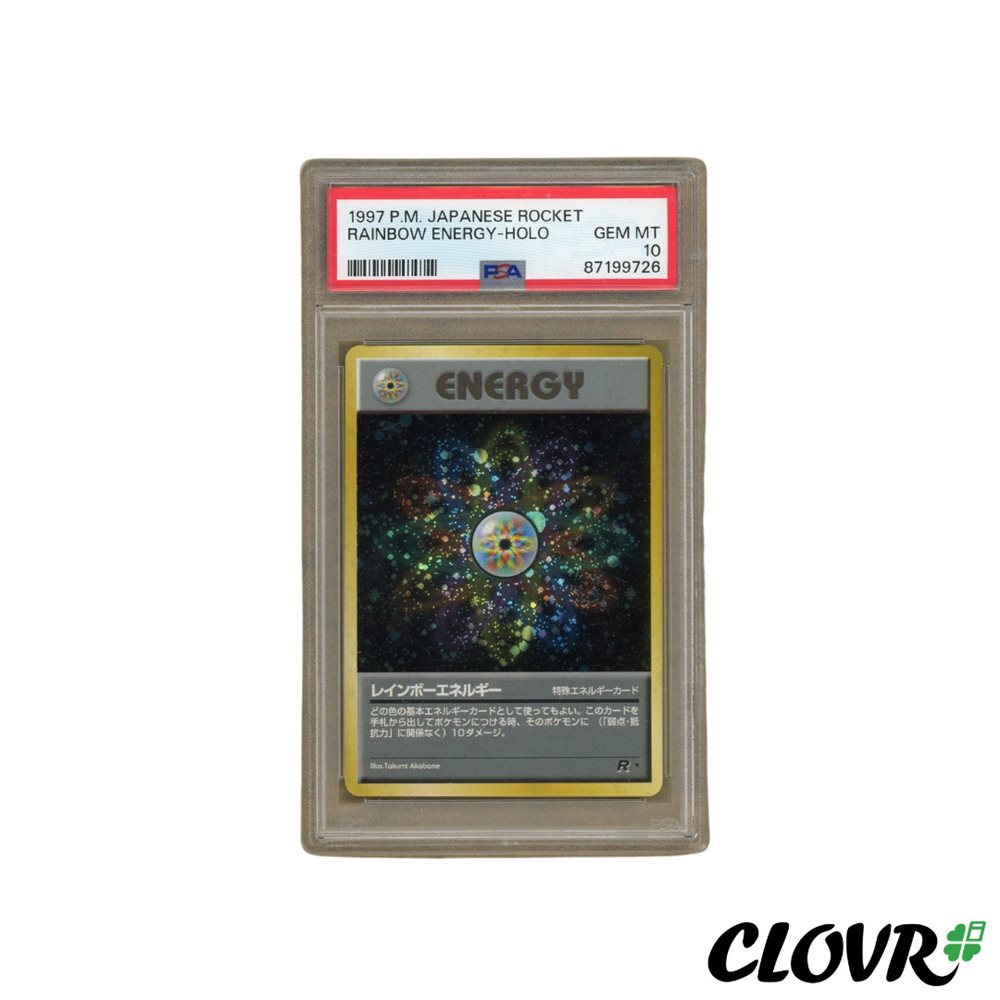 レインボーエネルギー　ホロ　PSA10 Auction Prices Realized Tcg Cards 1997 POKEMON JAPANESE ROCKET