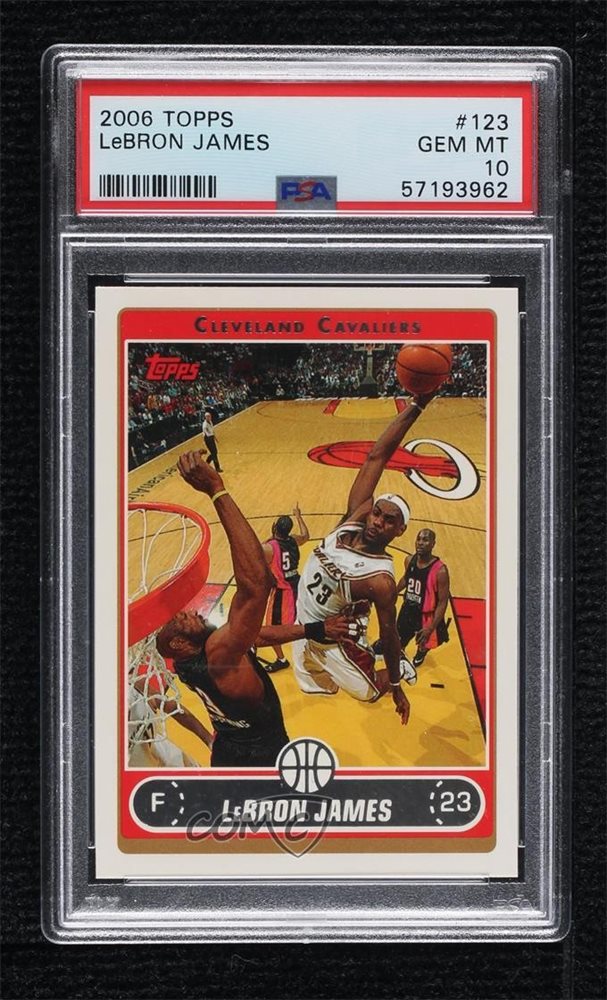 Auction Prices Realized Basketball Cards 2006 TOPPS Lebron James