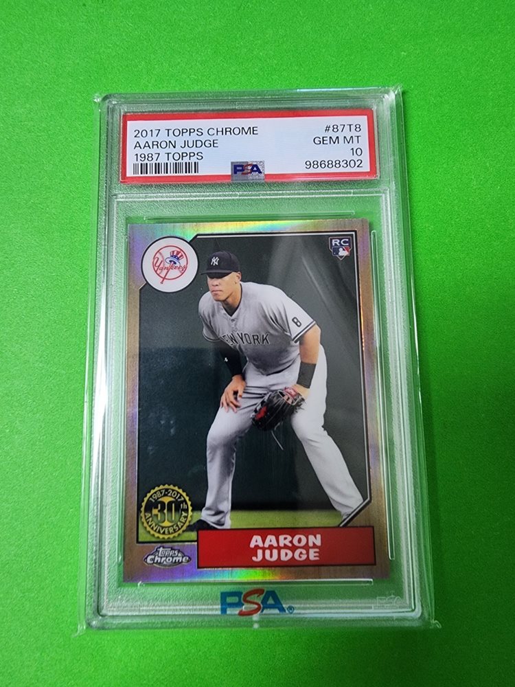 ゲームセンター・ゲームカード 2017 Topps Chrome Aaron Judge RC PSA Amazon.com: Aaron Judge 2017 Topps Chrome Update Baseball