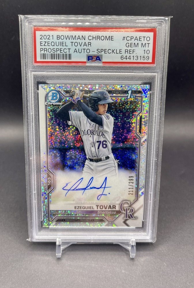 Bowman Ezequiel Tovar auto /299 PSA10 Bowman Ezequiel Tovar auto /299 PSA10