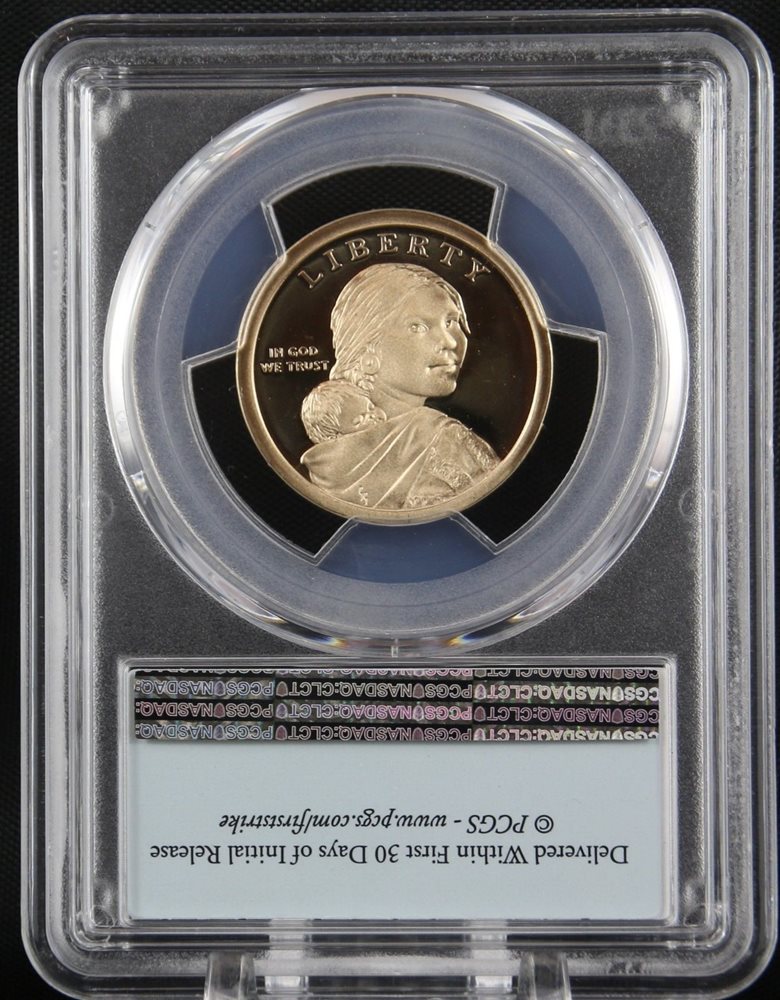 2018-S Reverse Proof Sacagawea Native American Dollar PCGS PR70 FIRST STRIKE