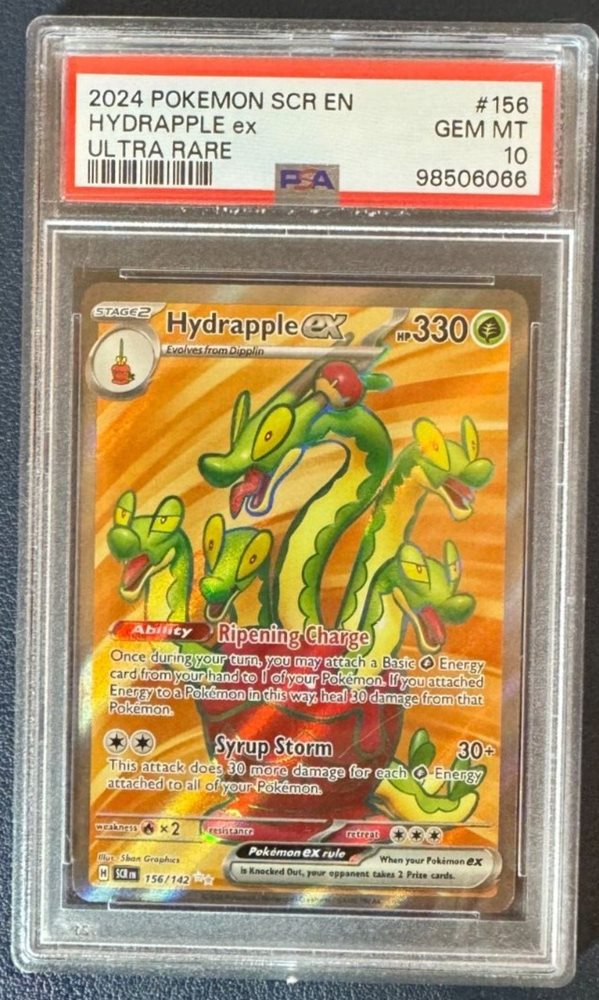 156 142 pokemon card Hydrapple ex 156/142 Stellar Crown Ultra Rare – Red Panda Gaming main image 1