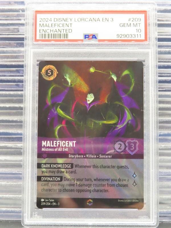 PSA10 Maleficent マレフィセント　ロルカナ　プロモ ロルカナ ディズニー マレフィセント - メルカリ