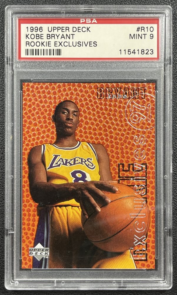 コービー・ブライアント 1996 Upper Deck RC PSA 9 🔥 1996 Upper Deck KOBE BRYANT RC ROOKIE Card PSA 9 MINT