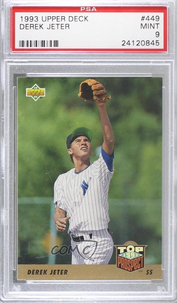 1993 デレク・ジータ　psa7 Auction Prices Realized Baseball Cards 1993 SELECT Derek Jeter
