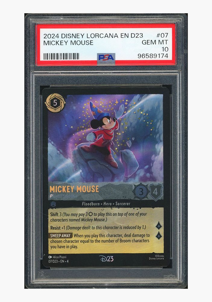 ロルカナ ミッキーマウス PSA10海外プロモ 2024 D23 Auction Prices Realized Tcg Cards 2024 DISNEY LORCANA EN D23