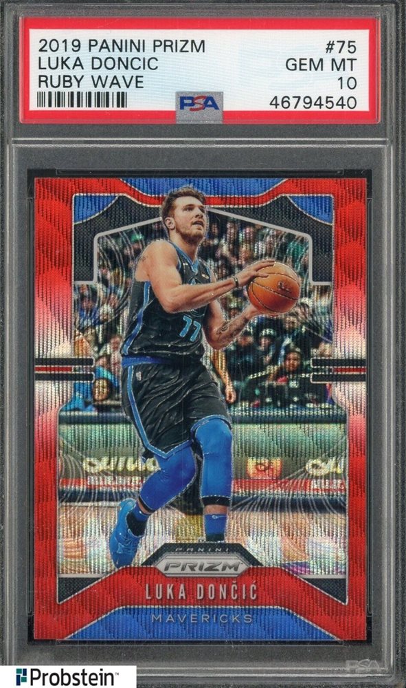PSA10 LUKA DONCIC 2019 PRIZM RUBY WAVE