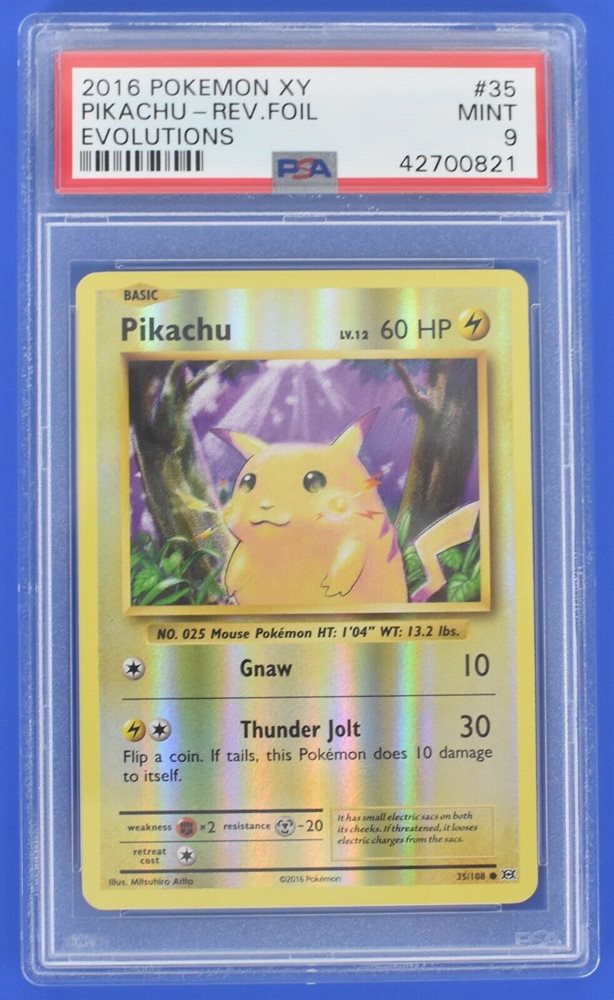 Auction Prices Realized Tcg Cards 2016 Pokemon XY Evolutions Pikachu