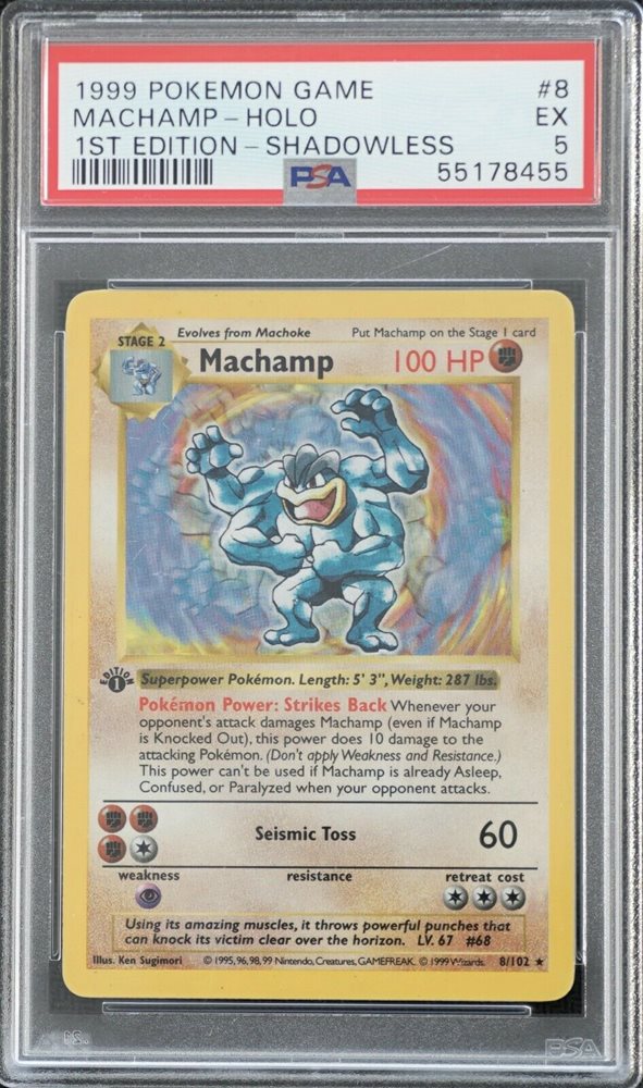 machamp pokemon card 1st edition Pokemon Card E Bruno's Machamp 081/141 1st Edition Common NM-EX Japane main image 1