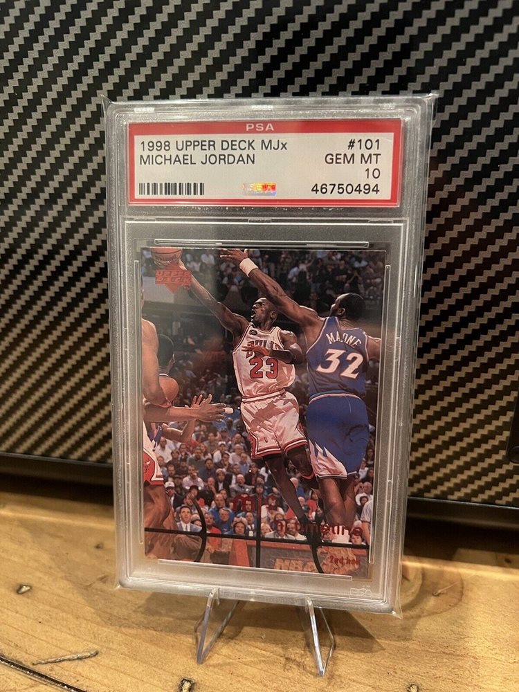 1998レア/100枚限定PSA MICHAEL JORDAN MJx LIVE Auction Prices Realized Basketball Cards 1998 UPPER DECK MJx