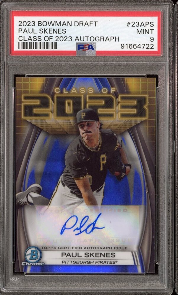 2023 Bowman 悔しい Draft Paul Skeens サインカード
