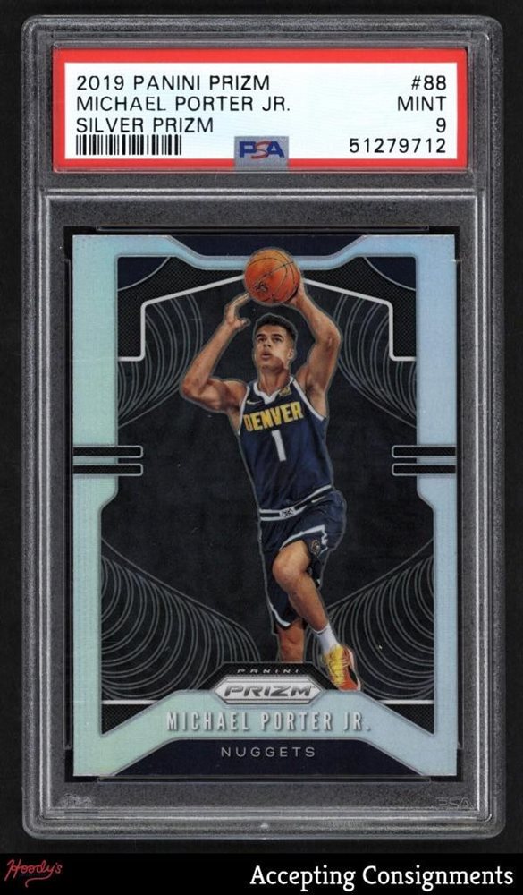 2021-22 Panini Prizm Michael Porter Jr. Silver Wave Prizm