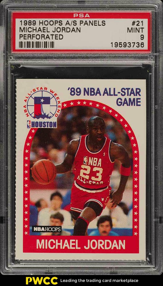 マイケルジョーダン 1989 Hoops All-Star MICHAEL JORDAN 1989-1990 NBA HOOPS '89 NBA ALL-STAR GAME #21