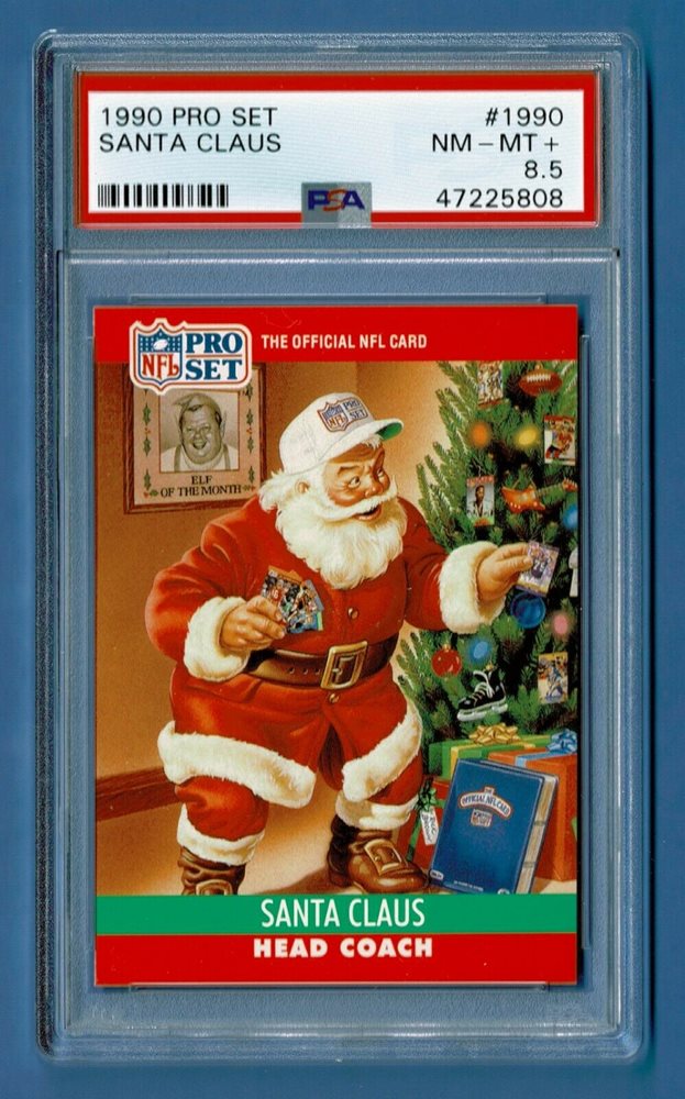 auction-prices-realized-football-cards-1990-pro-set-santa-claus