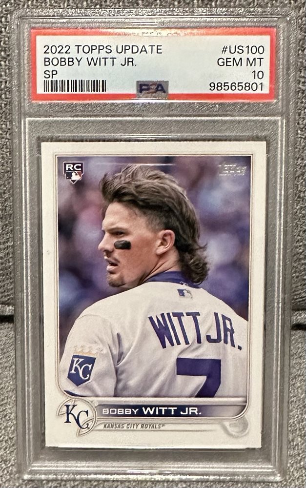その他 MLB Bobby Witt Jr. PSA10 2022 Topps Chrome Sapphire Bobby Witt Jr. GEM MINT PSA 10