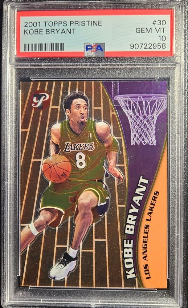 Auction Prices Realized Basketball Cards 2001 Topps Pristine Kobe  