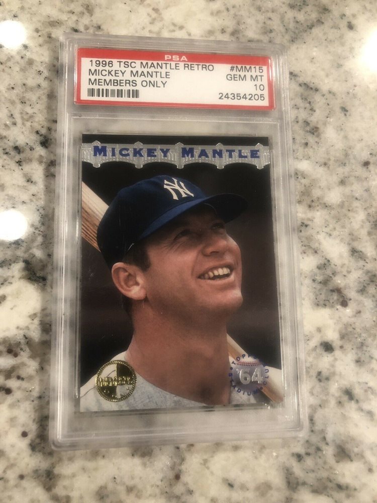 1996 topps stadium club mickey mantle