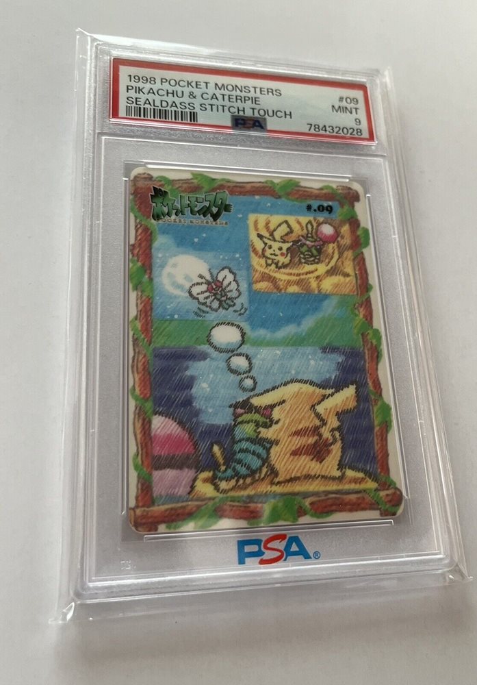ピカチュウ ナゾノクサ 10 シールダス スティッチタッチ psa9 Auction Prices Realized Non-Sport Cards 1998 POCKET MONSTERS