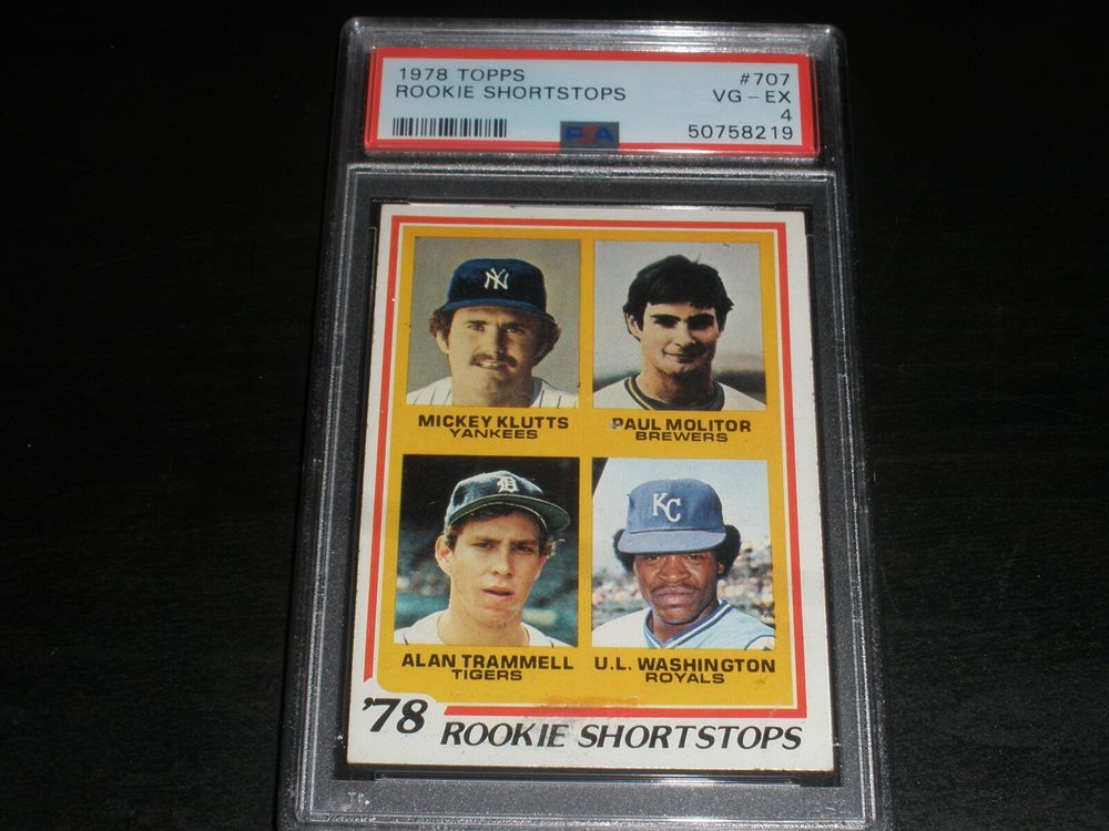 1978 Topps Rookie Shortstops PSA8