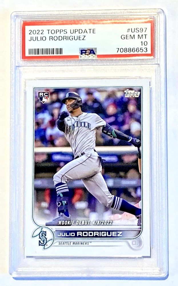 【超希少_PSA10】Julio Rodriguez_RCカード_1桁シリアル 超希少_PSA10】Julio Rodriguez_RCカード_1桁シリアル Julio