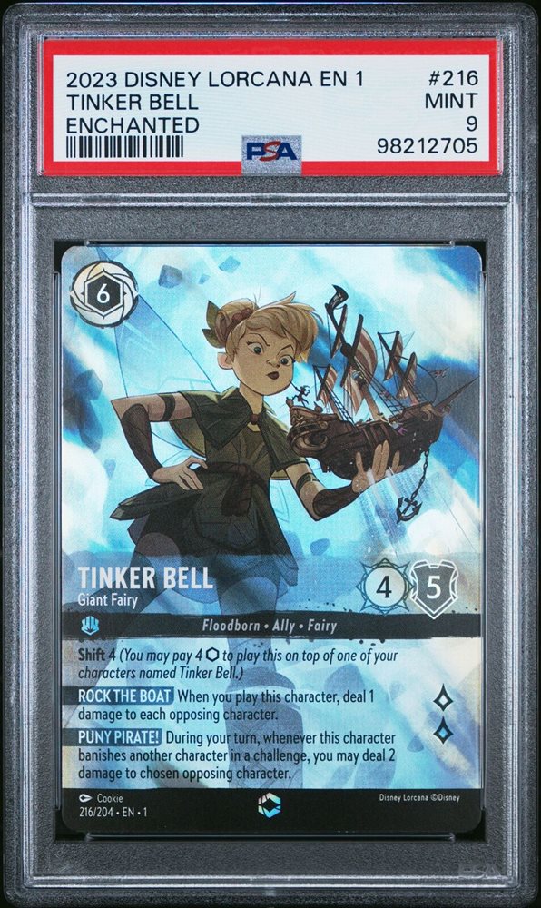 tinker bell lorcana card Tinker Bell [Giant Fairy] main image 1